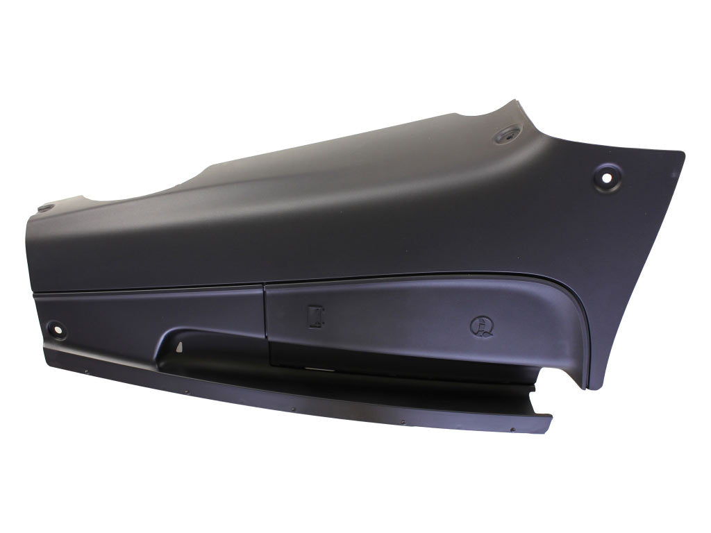 COVER REAR LEFT SATI - satin black
