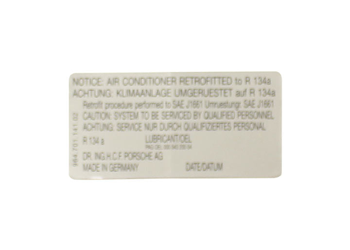 LABEL, a/c (air conditioner / conditioning).