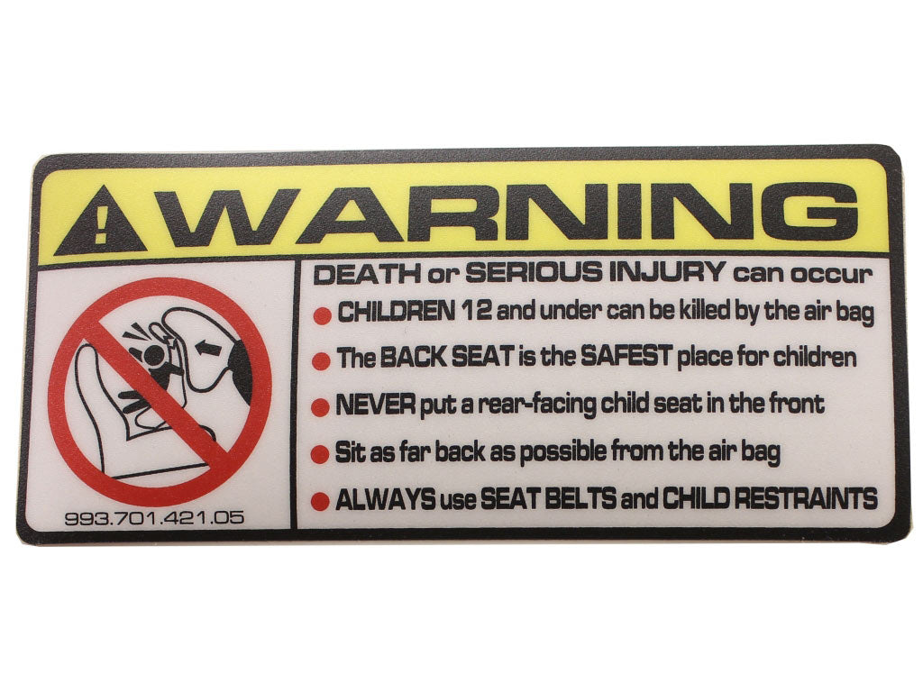 DECAL-AIRBAG