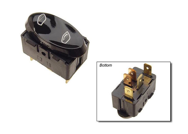 WINDOW SWITCH - gloss black power windows