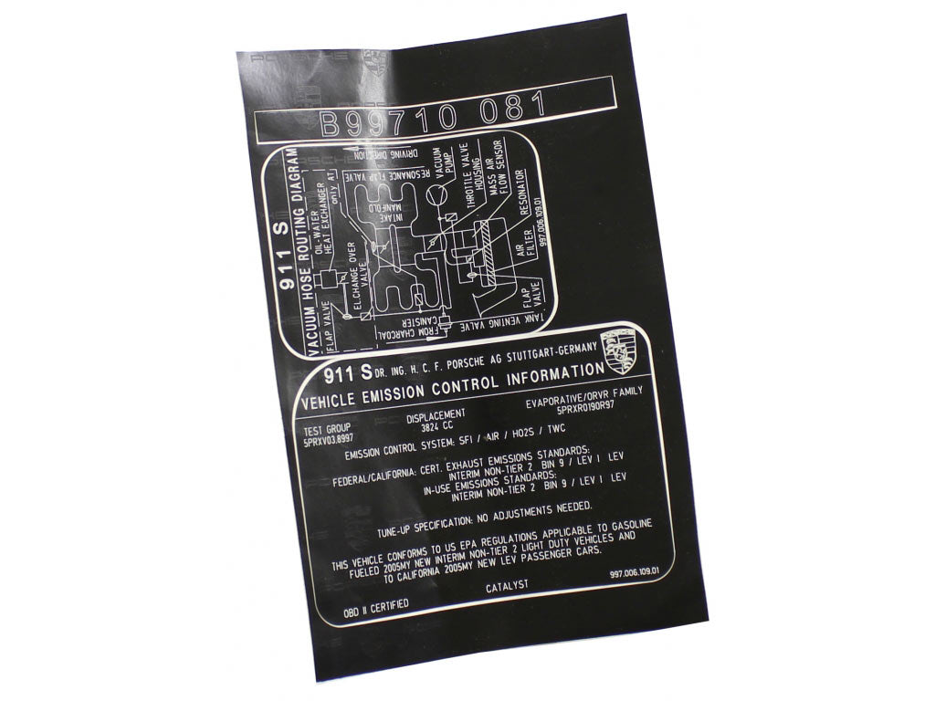 STICKER, ENG.DATA