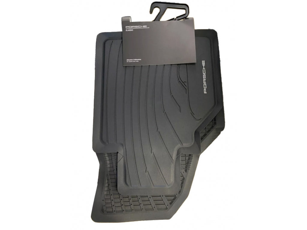 996 997 rubber two piece rubber floor mat set
