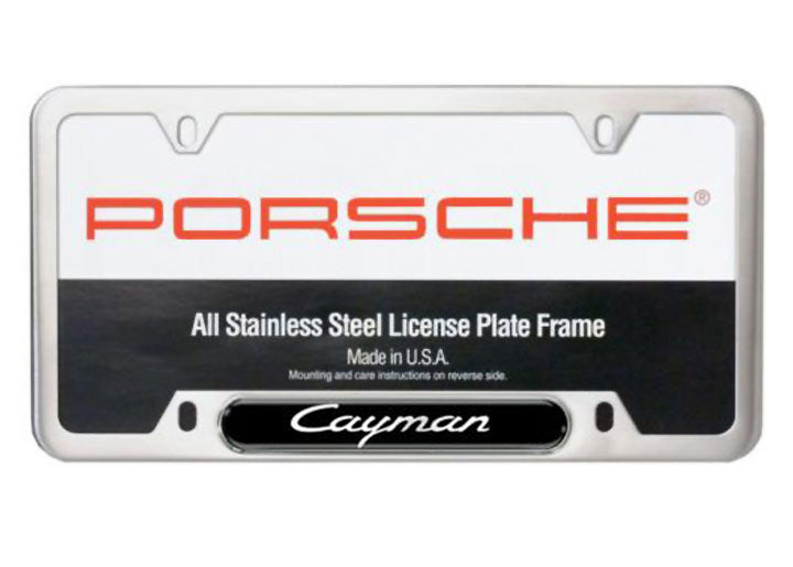 BRUSHED LICENSE PLAT