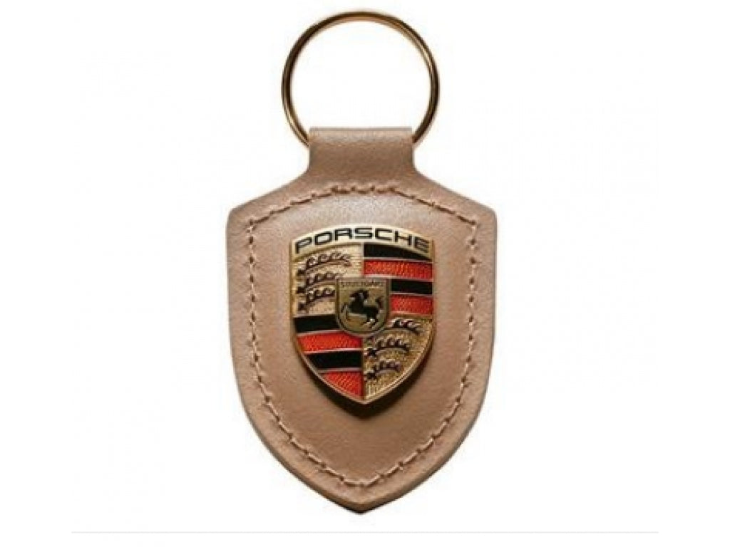 KEY TAG CREST BEIGE key fob