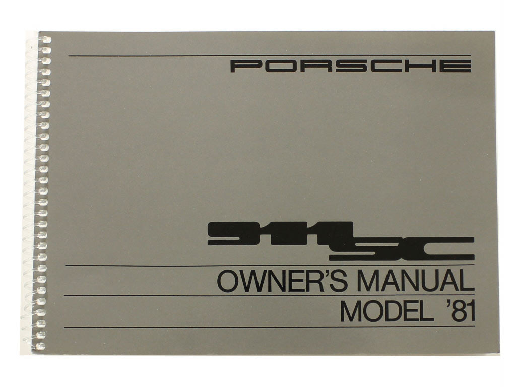 OWNER MAN. 911 1981