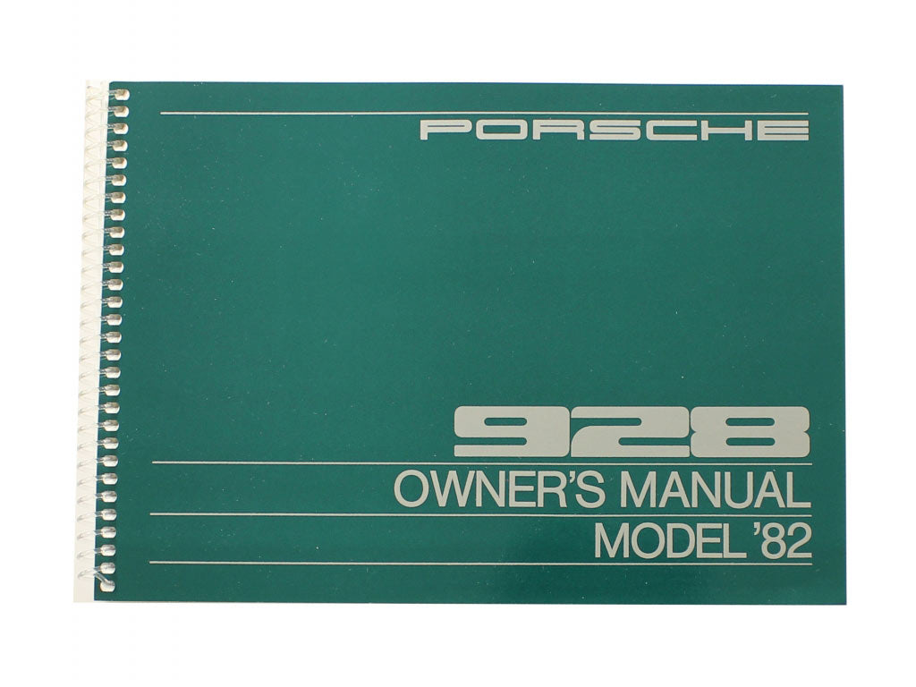 OWNER MAN. 928 1982