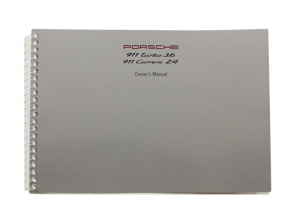 OWNER MANUAL 911 199