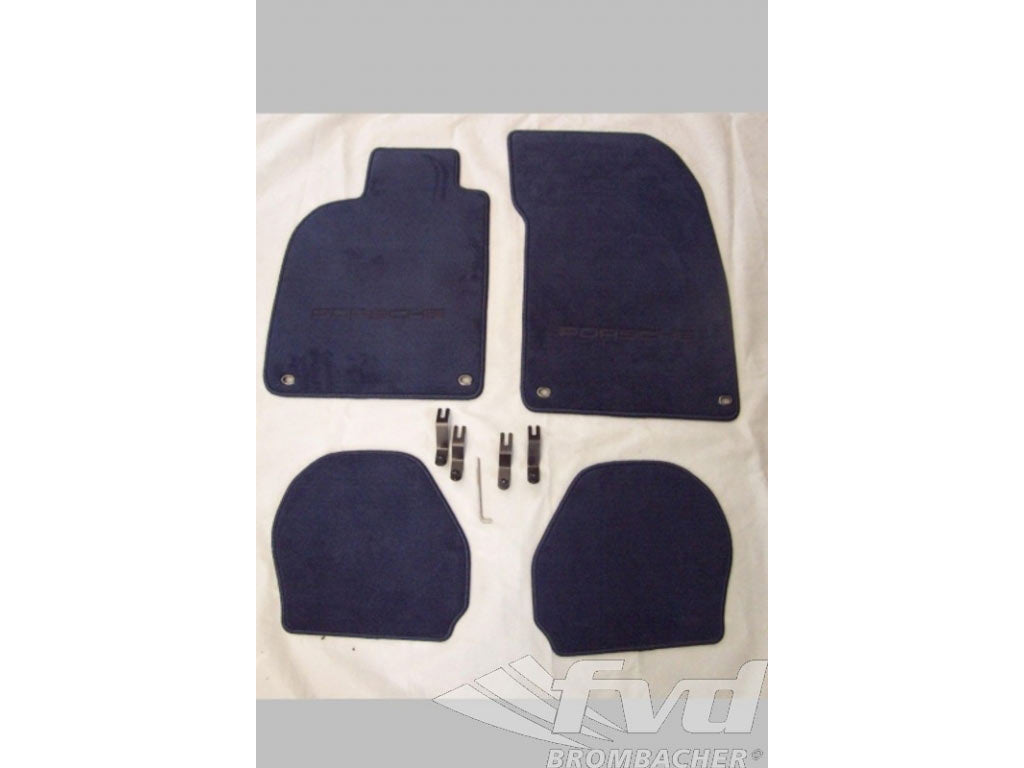 original floormats set 964/993 marine blue
