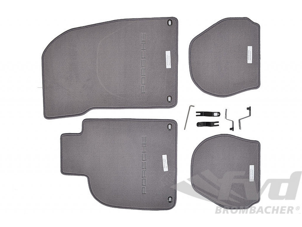 Floor Mat Set 964 / 993 - Genuine - Classic Grey - Left Hand Drive