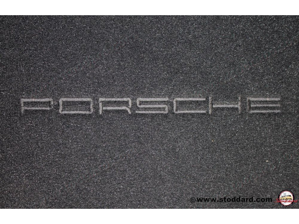 Floor Mats (Set of Two) Black for Boxster 986 Porsche Classic Part