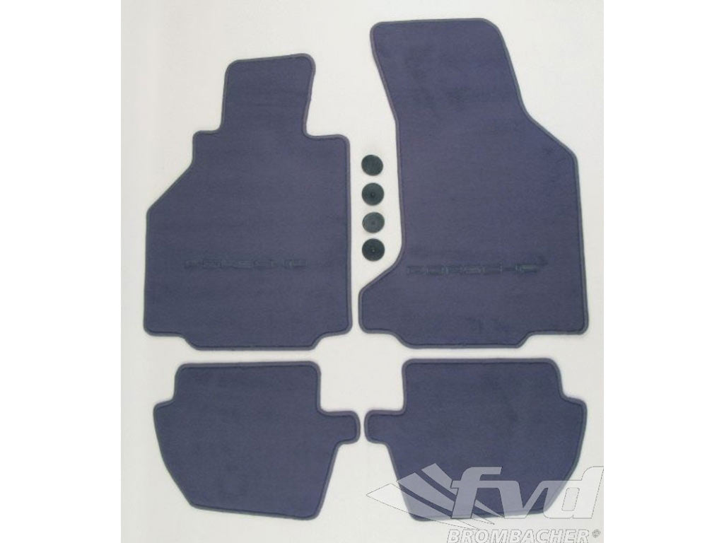 Original floormat set 996 Targa/Cabrio - METROPOL BLUE