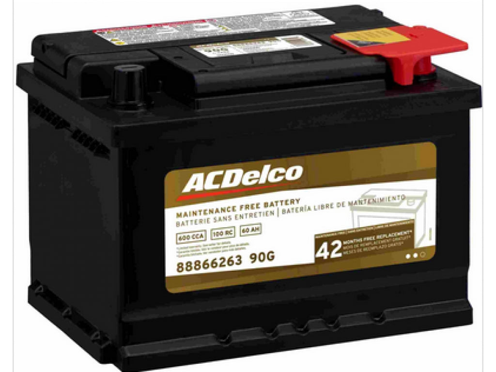 battery ac delco 600 cca
