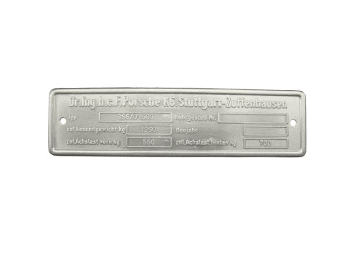 356A 1600 Chassis Plate