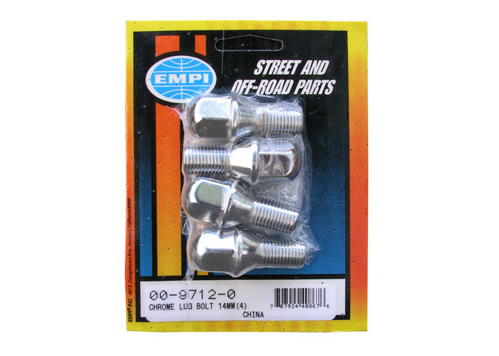 Chrome Wheel bolt set for use with EMPI wheels (four)