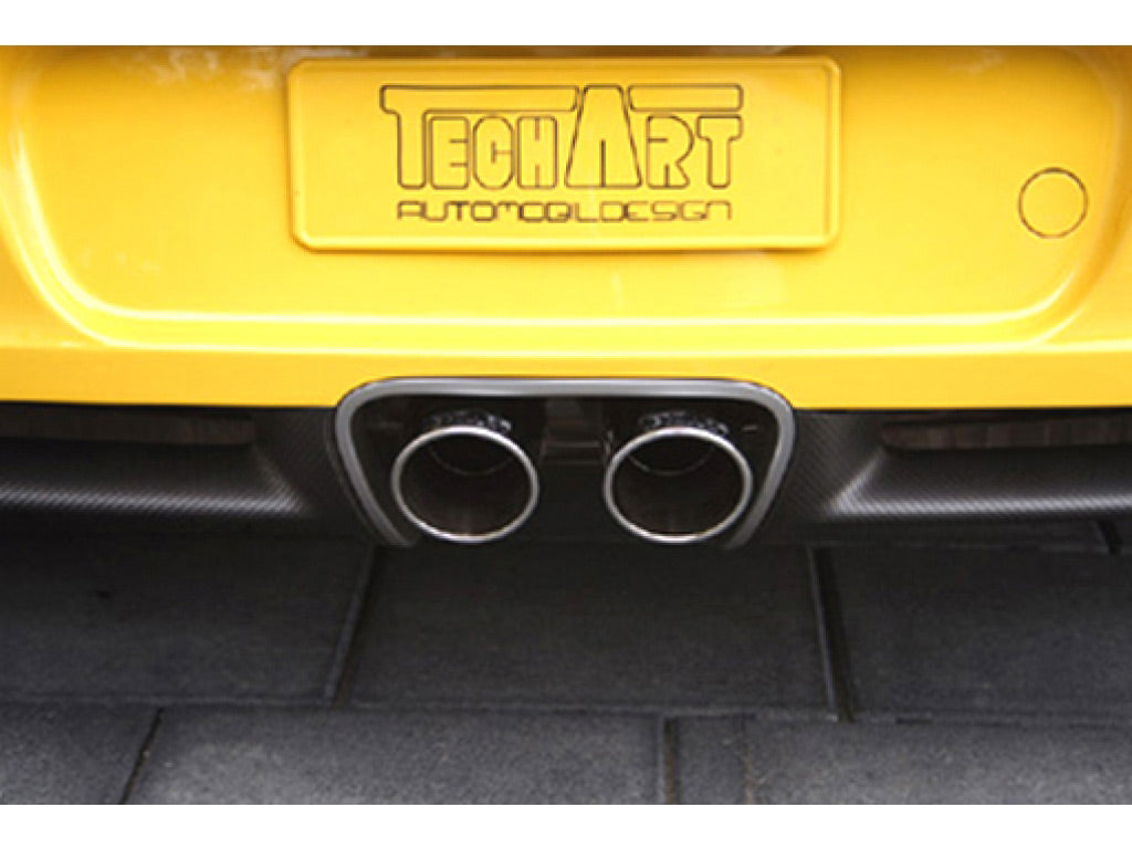 TechArt Carbon Rear Diffuser 3-Piece