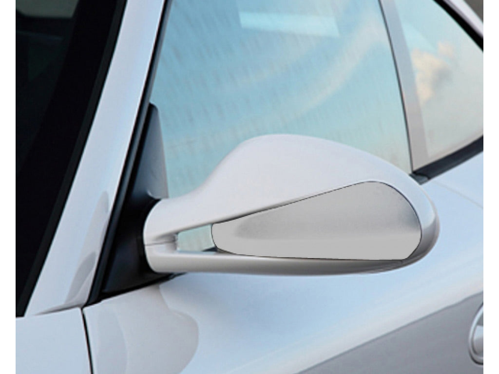 TechArt Mirror Trims Matte Aluminum Silver