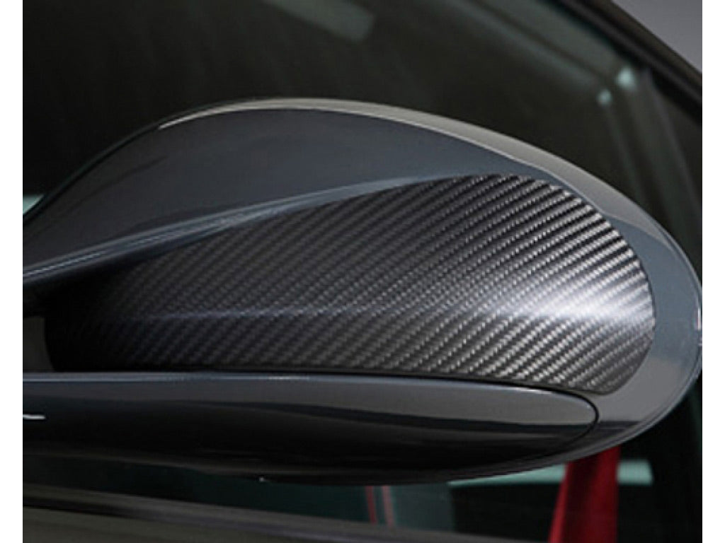TechArt Mirror Trims Matte Carbon Fiber