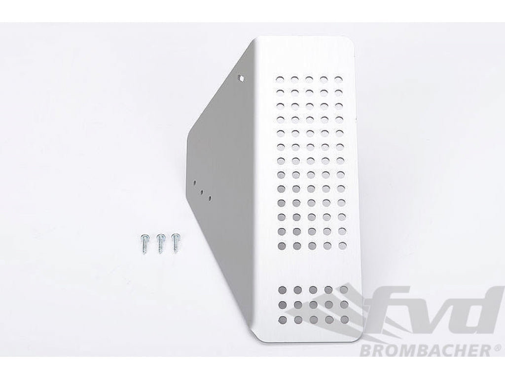 Dead Pedal 911 / 964 / 993 - Aluminum - Perforated - without FVD Logo