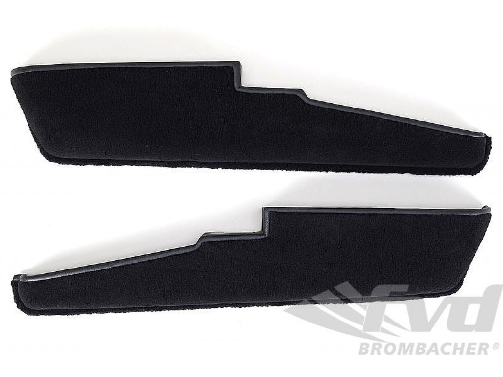 Inner Door Pocket Set 911 / 964 - Black - Carpet