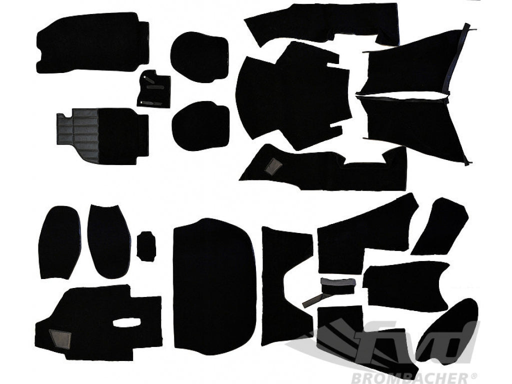 Carpet Set 964 RS / RS Tribute - Complete - Black
