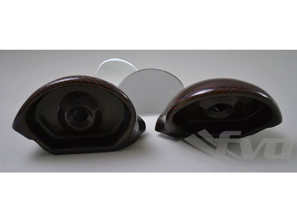 Mirror Set - RS - Red Carbon