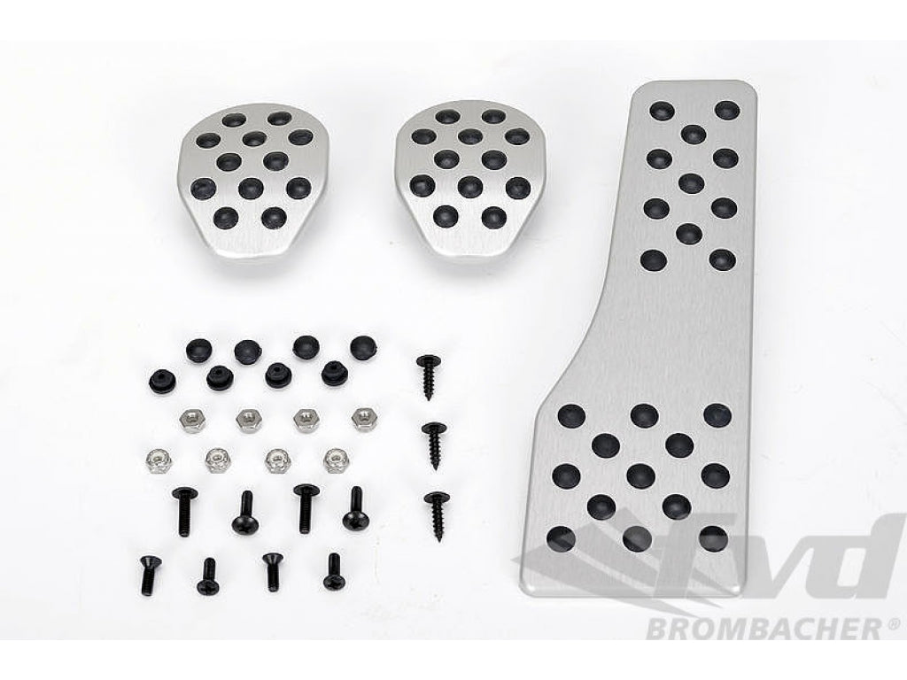 Pedal Set with Rubber Grips, (4 pc) 996/986/997/987/Cayman w/o extensions w/o food rest