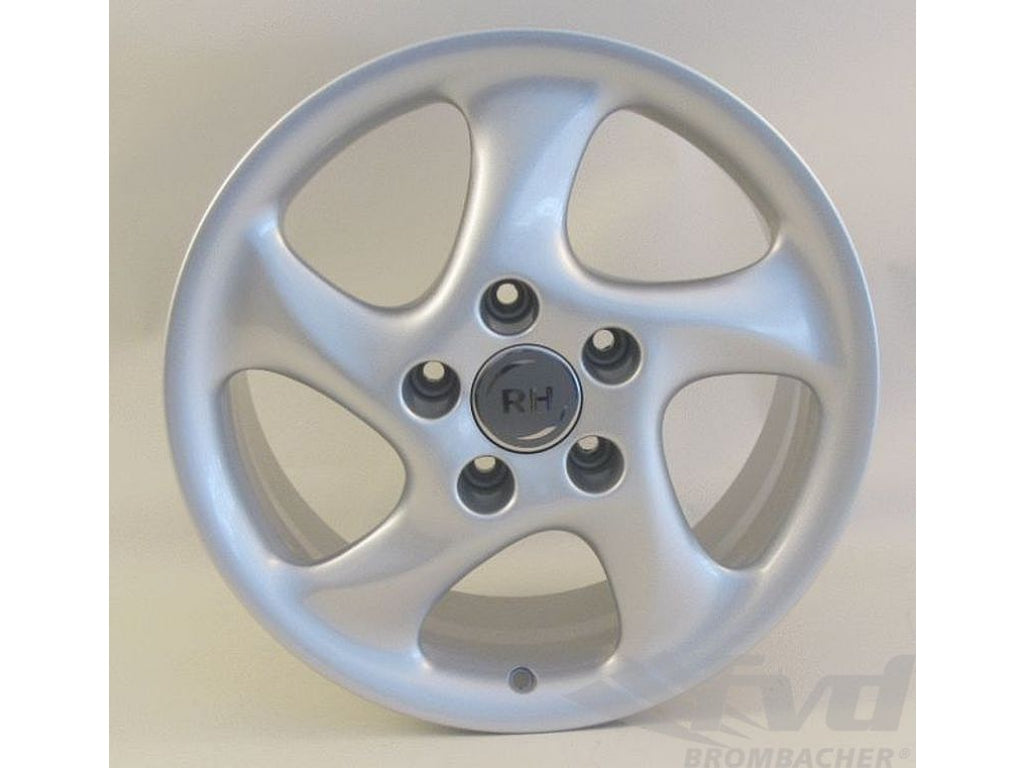 Wheel - RH - Turbo Twist Style - 8.5 x 18 ET 52 - Silver