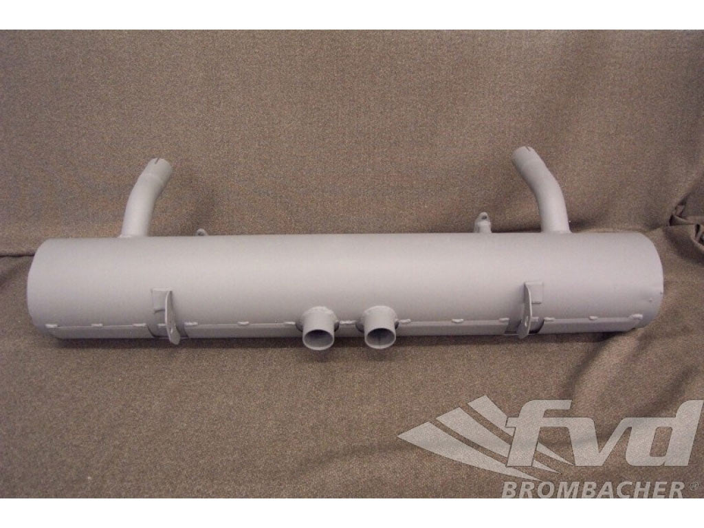 Exhaust muffler Painted steel 356 B/C, 912 export USA