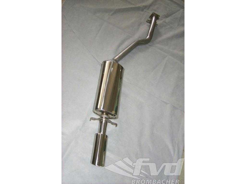 Sportmuffler polished stainless steel 944 turbo 2,5L