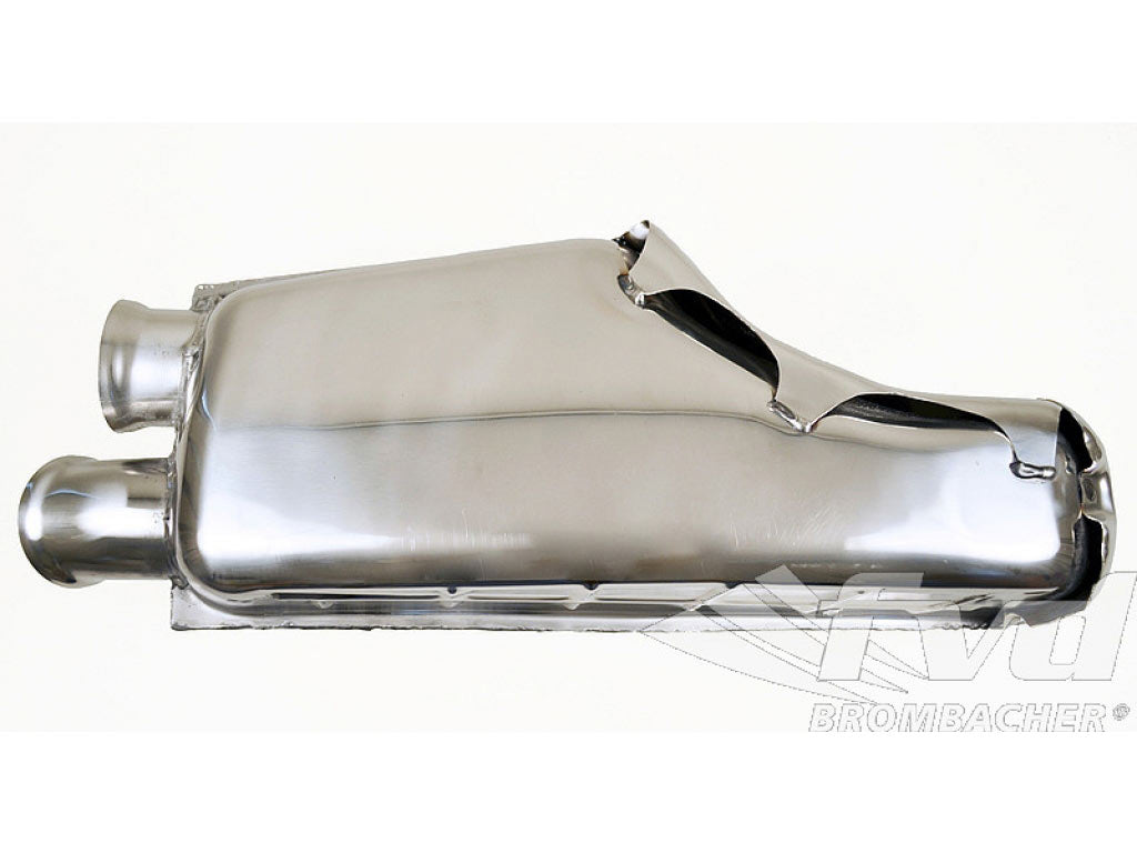 Sport muffler 964/965 (polished steel finish) TUV