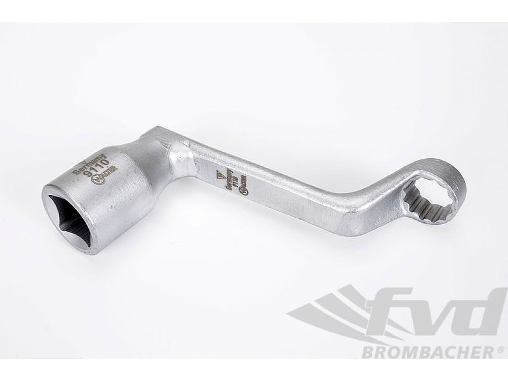 Dual Socket Wrench - 1/2 Drive / SW 13 - Chromed - for Intermediate Shaft Flange