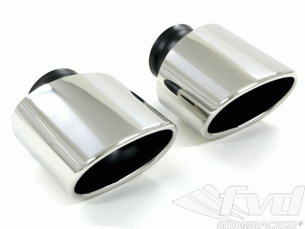 End tip set 993 Oval stainless steel