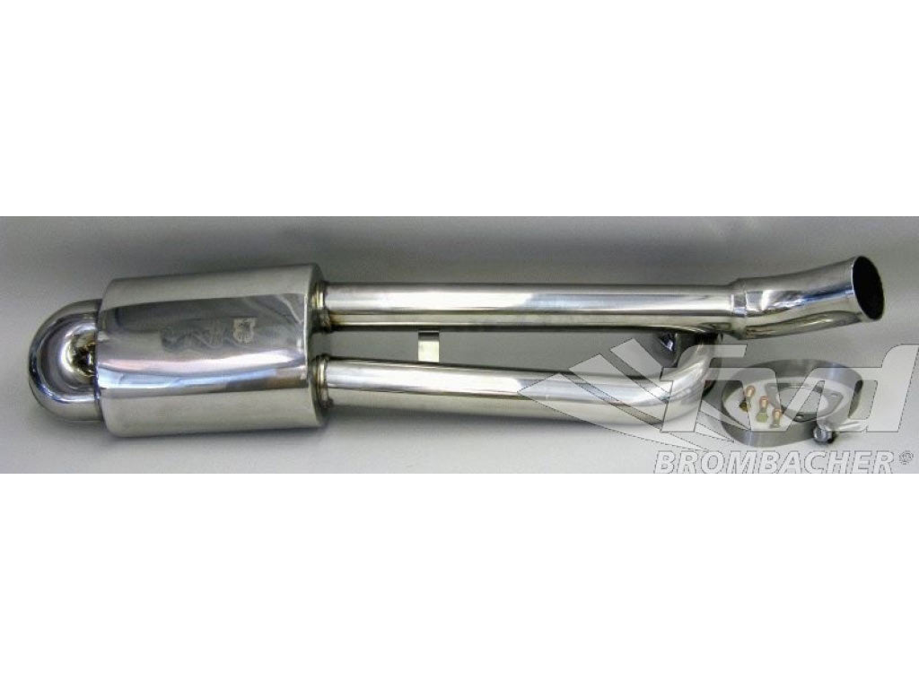 Sport muffler 84-89 (1 x in, 1 x out) 80mm End tip