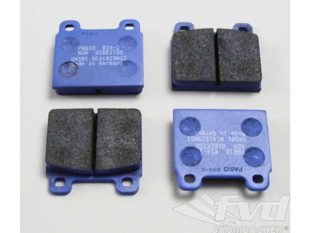 PAGID Racing Brake Pads - blue 911 74-89