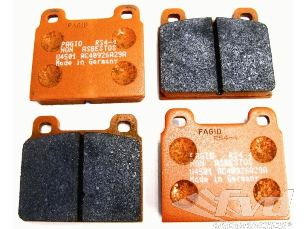PAGID Racing Brake Pads - orange 911 74-89