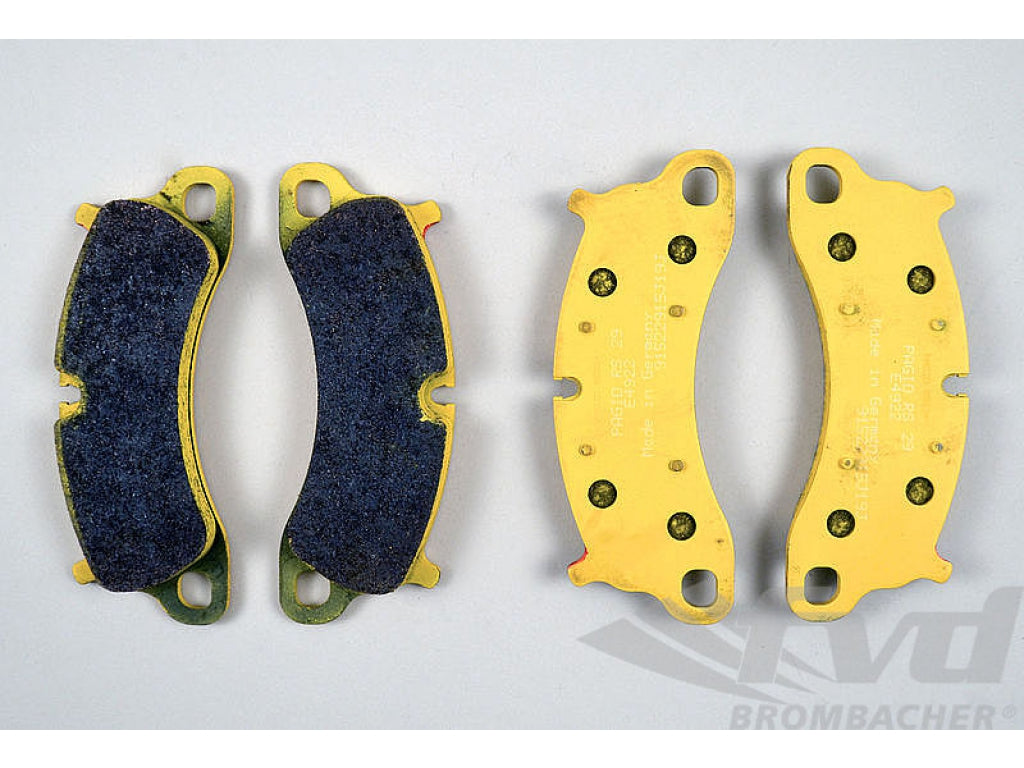 PAGID Racing Brake Pads - Yellow Front (17,2mm) Iron Brakes