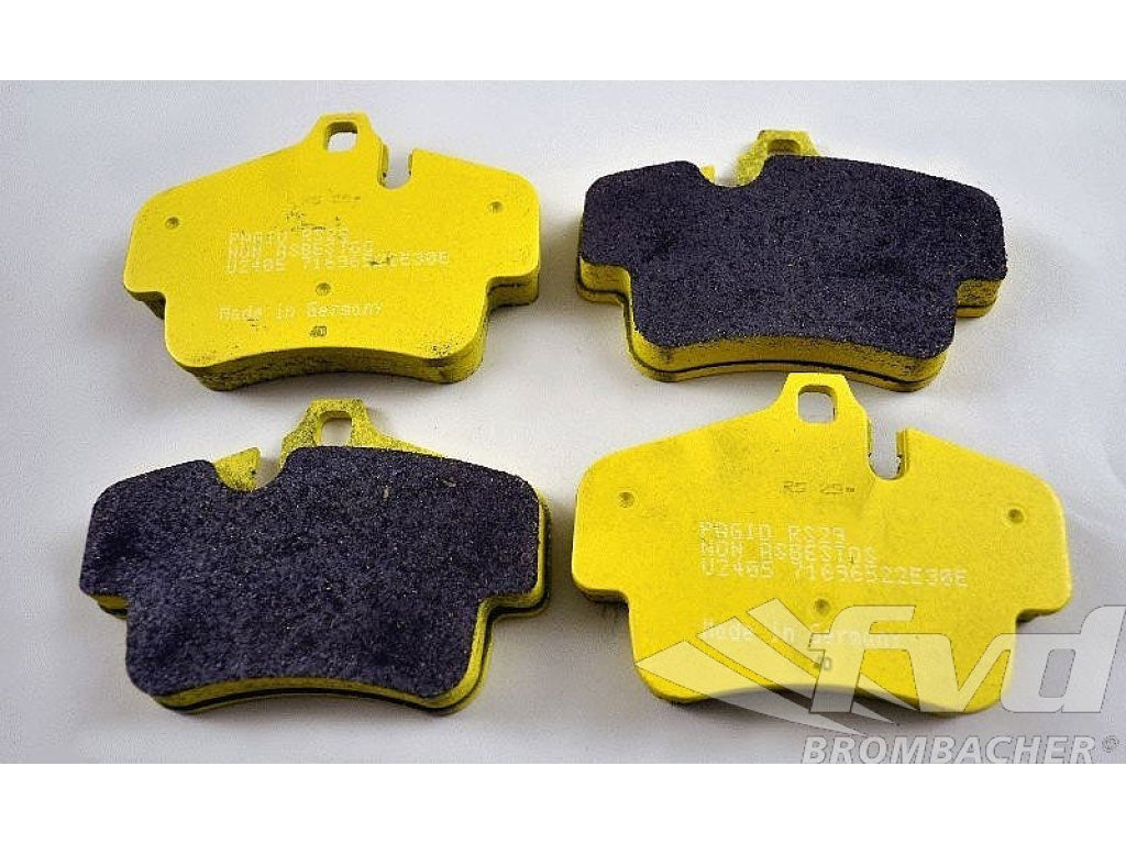 PAGID Racing Brake Pads - yellow