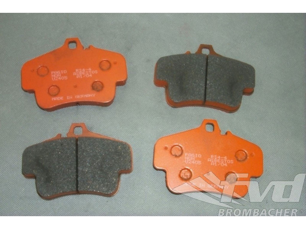 PAGID Racing Brake Pads - orange