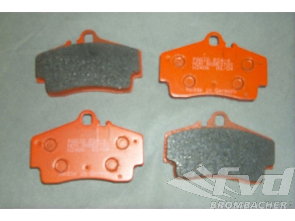 PAGID Racing Brake Pads - orange Rear