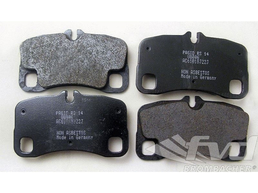 PAGID Racing Brake Pads GT3 / GT3 RS, 997 Turbo Rear - Black