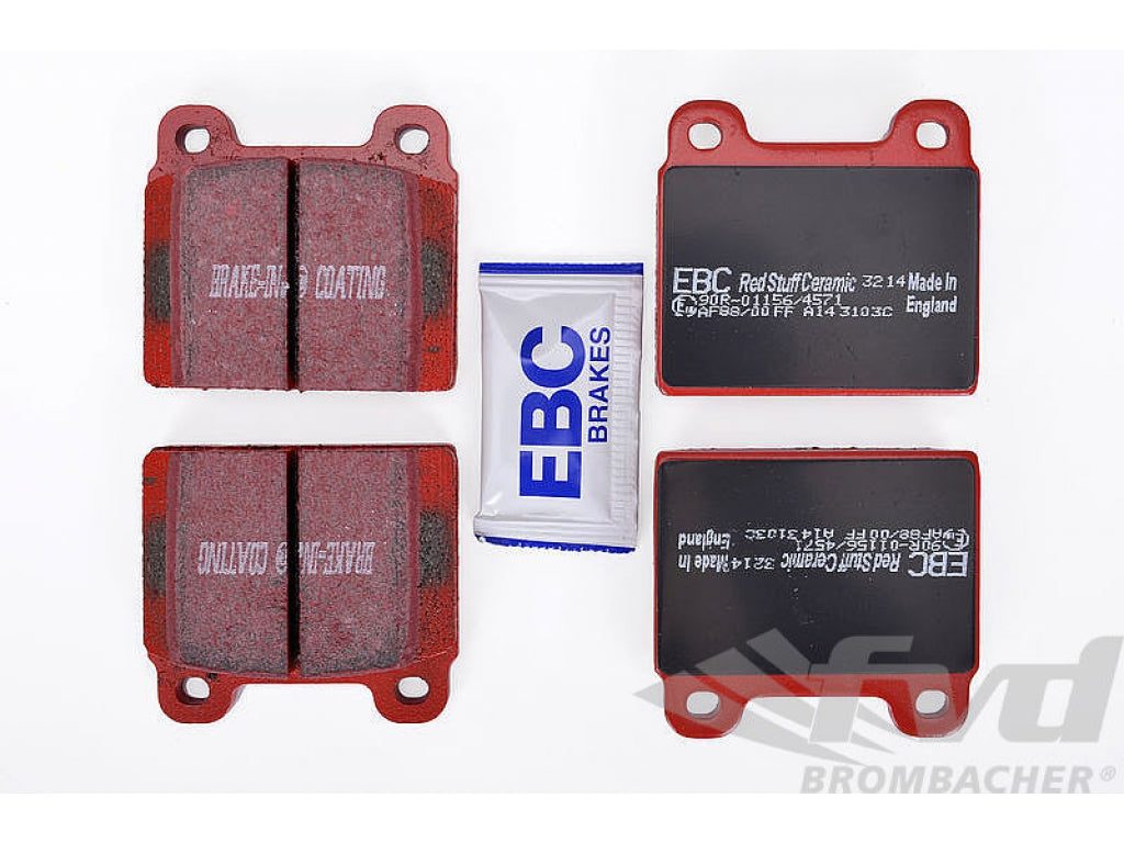 Club Sport Brake Pads Set 911 1974-89 - EBC Redstuff - Front (street legal)