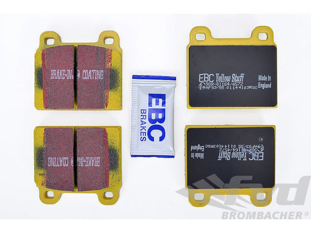Club Sport Brake Pads Set 911 1974-89 - EBC Yellowstuff - Front (street legal)