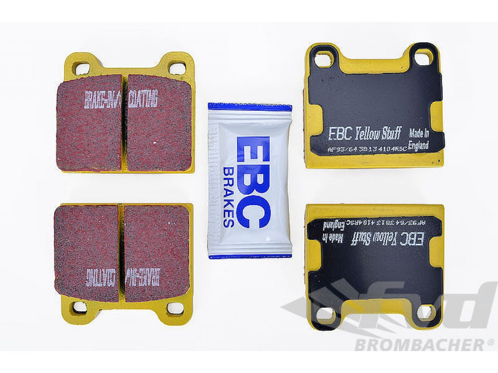 Club Sport Brake Pads Set - EBC Yellowstuff - Front / Rear - Check Fitment Tab
