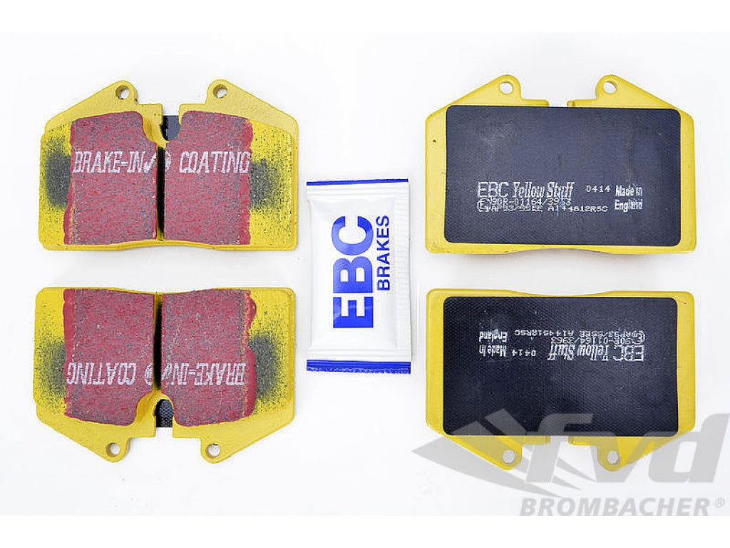Racing Brake Pad Set - EBC - YELLOWSTUFF (street legal)