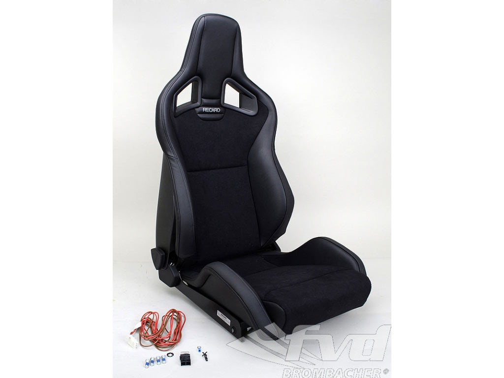 Sportster CS Recaro leatherette black /dynamica black Driver Seat with heating