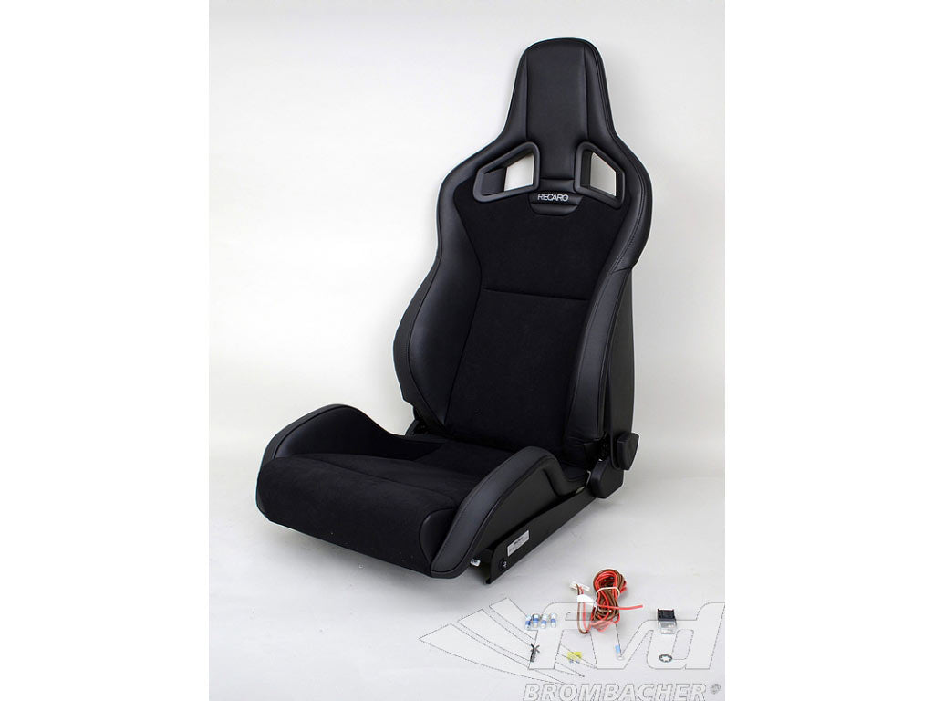 Sportster CS Recaro leatherette black /dynamica black Co-Driver Seat with heating