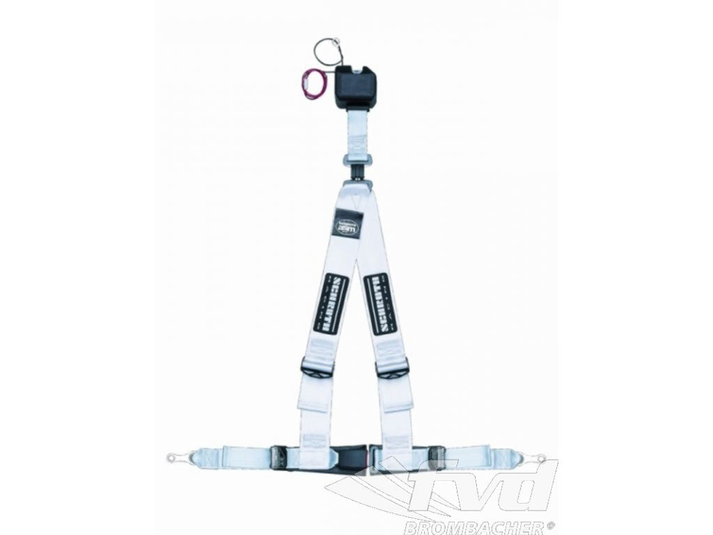 Schroth 3 point belt ASM autocontrol silver left