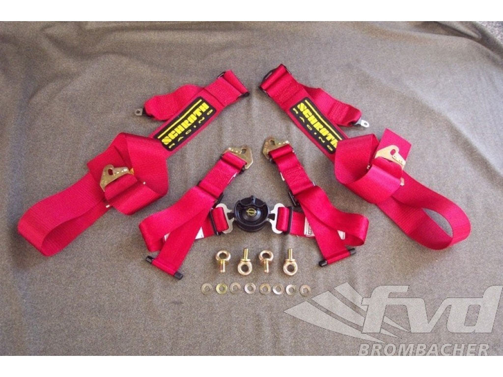 Schroth 4 POINT Profi II 76mm RED LEFT