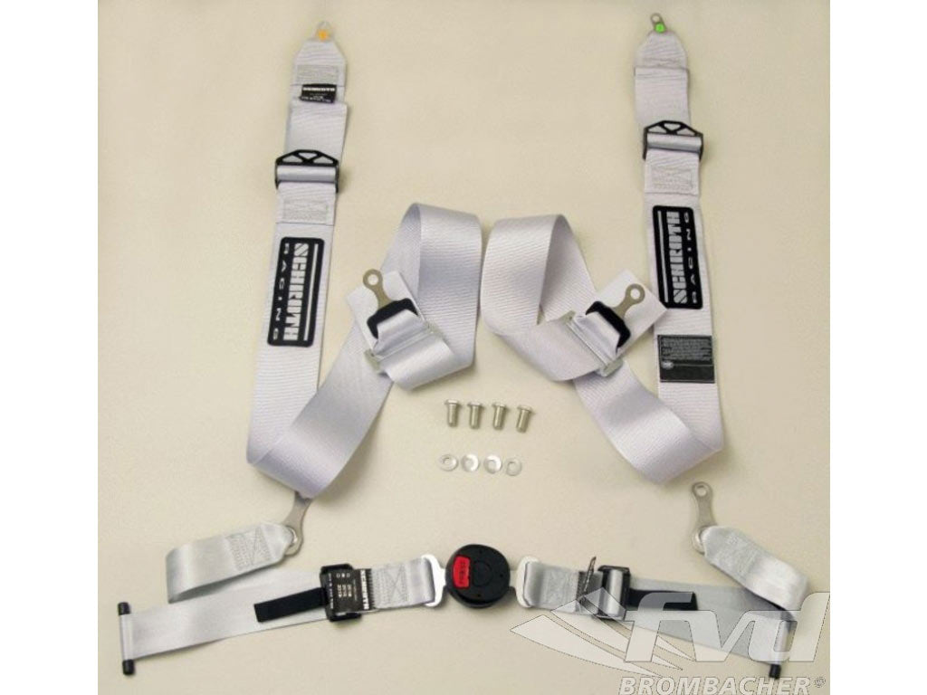 Schroth 4 point belt profi 2-FE ASM 75/50mm silver (Bolt -on Attachement)
