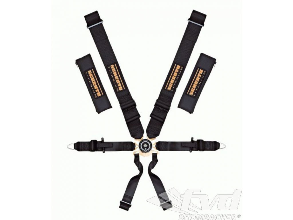 Schroth 6 point belt Titanium Profi 2-6 FIA 75/50mm black